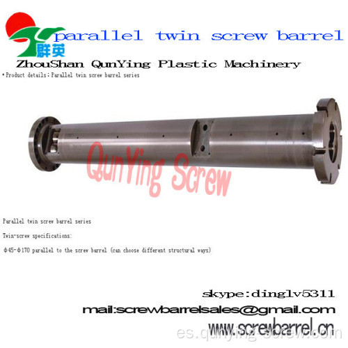 SJSZ China doble cañón paralelo y tornillo para máquina de plástico